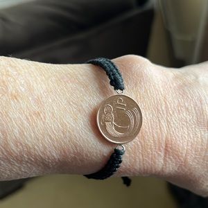 From Ireland The Irish Lucky Penny Adjustable Cord Bracelet